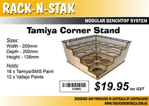 Rack N Stak - Tamiya Corner Paint Stand - CS001 - Picture 1 of 2