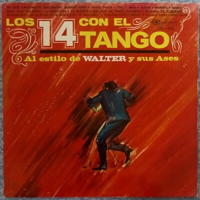 HEAR Argentina LATIN ORGAN GUITAR Walter Y Sus Ases ‎"Los 14 Con El Tango" LP - Image 1 of 3