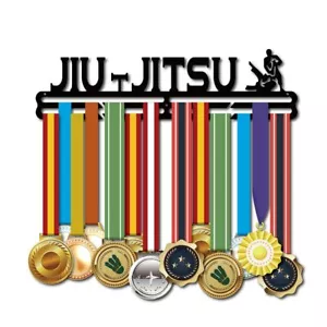 Brazilian Jiu-Jitsu Medal Hanger Stand Display Wall Mount BJJ MMA Barra - Picture 1 of 6