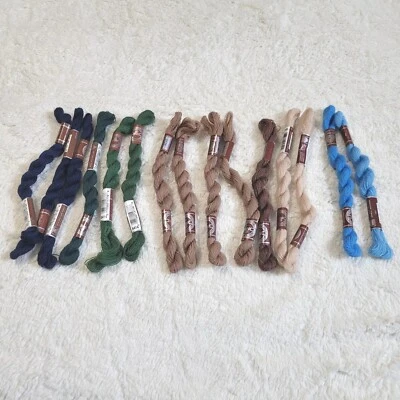 DMC Laine Tapisserie Broder Medicis Tapestry 100% Virgin Wool Lot of 15 New Used - Image 1 of 4