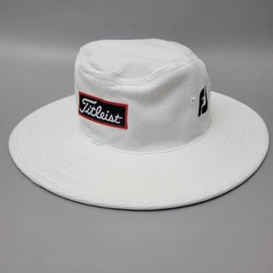 Cappello berretto Titleist Pro V1 FootJoy FJ Tour Aussie L/XL Sun Bucket bianco/nero - Foto 1 di 16