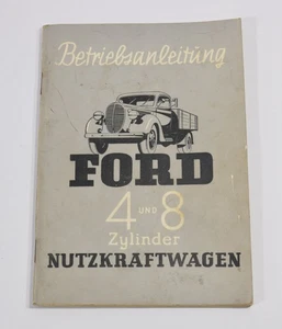1941 FORD LKW 4 und 8 Zylinder Bedienungsanleitung Handbuch Betriebsanleitung - Bild 1 von 6