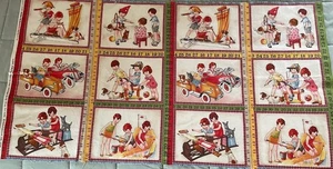 Panel de tela de algodón ~ WEE PLAY ~ ¡Lindos niños! ~ American Jane/Moda ~ 42x32 ~ Sandy Klop ~ ¡VER! - Imagen 1 de 1