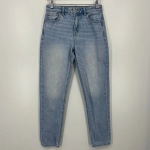 American Eagle Jeans Women's Size 2 Blue Mom Jean Strigid Cotton Blend - Picture 1 of 12