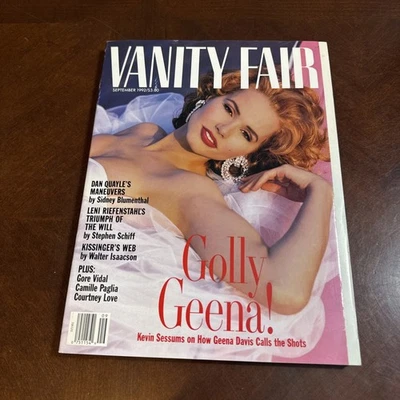 Geena Davis - Vanity Fair magazine - September 1992, Courtney Love - Image 1 of 4