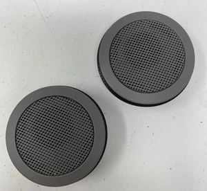 BMW E36 FRONT DOOR PANEL HIGH RANGE TWEETER SPEAKER SET GRAY - Bild 1 von 8