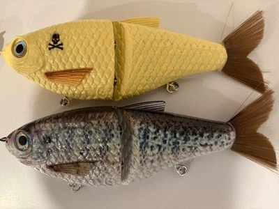 TYG Silencer Glide bait swimbait custom 7 inch 2 Glide baits KGB - Image 1 of 4