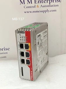 PHOENIX CONTACT 2701877 FL MGUARD RS4004 TX/DTX VPN - ROUTER 24 V DC *USED* - Picture 1 of 9