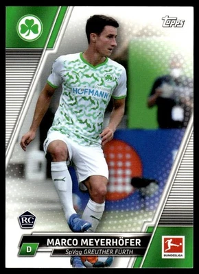 2021 Topps Bundesliga #85 Marco Meyerhöfer Rookie SpVgg Greuther Furth - Image 1 of 2
