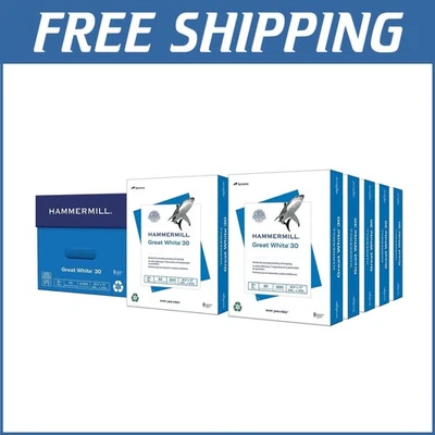 Professional 8.5 x 11 Matte Finish Recycled Paper - 92 Brightness, 5000 Sheets - Image 1 of 4