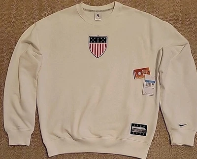 Sudadera Nike Team USA Solo Swoosh Para Hombre M Nueva Con Etiquetas Bordada Polar FN1136-133 Foto 1 de 4