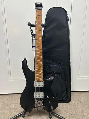 Ibanez QX52-BKF Quest Standard 6 String Headless Guitar - Black Flat - Image 1 of 4