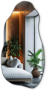 Specchio 50X100 Cm Irregolare Grande Premium Decorativo Macchia per Bagno Vertic - Foto 1 di 12