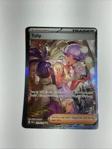 Tulip 259/182 Sv04: Paradox Rift Holo Pokemon TCG Special Illustration Rare - Picture 1 of 2