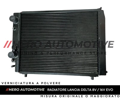 Lancia Delta Integrale 8v 16 EVO 1 2 Radiatore Acqua Alluminio Maggiorato - Immagine 1 di 4