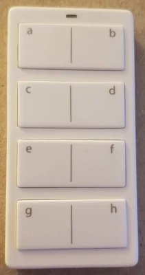 Insteon Mini Teclado Remoto 8 Escenas Modelo 2342-222 (USADO) con Guía SCE 28-V1F2 Foto 1 de 4