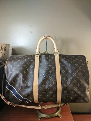 Auténtico bandolera Louis Vuitton Limited Keepall 50 monograma Foto 1 de 4