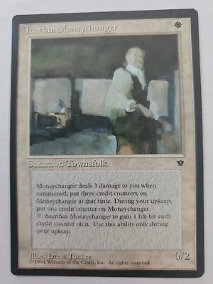MTG Magic The Gathering Card Icatian Moneychanger Summon Townsfolk White Fallen  - Image 1 of 2