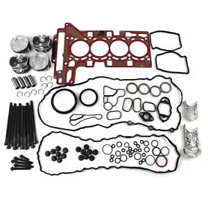 For BMW N20 N26 2.0 Engine Rebuild Overhaul Kit CR 10:1 W/ Crankshaft & Con Rods - Picture 1 of 5