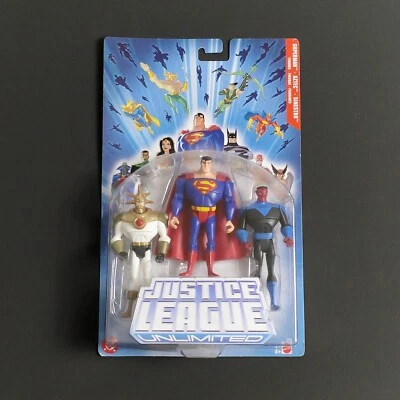 Justice League Unlimited - Superman, Azteca, Sinestro - Mattel 2005 Foto 1 de 4
