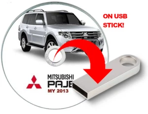 Mitsubishi Pajero 2013 workshop manual for all Win/Mac systems on USB - Picture 1 of 1