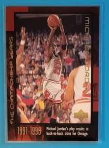 Tarjeta 1999 Upper Deck The Championship Years #40 Michael Jordan Chicago Bulls - Imagen 1 de 2