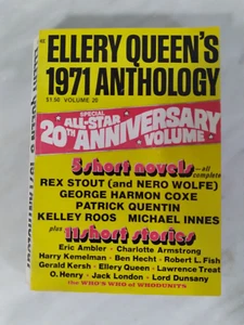 Ellery Queen's 1971 Anthology paperback volume 20 20th anniversary volume - Bild 1 von 4