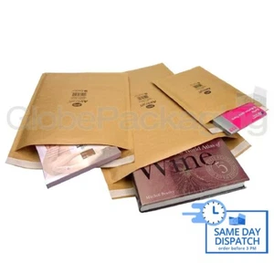 10 x JIFFY JL4 A4 SIZE PADDED BAGS ENVELOPES 240x320mm - Picture 1 of 5
