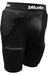 Mueller 5 Pad Mens Shorts girdle XXL padded compression pants tight football - Picture 1 of 7