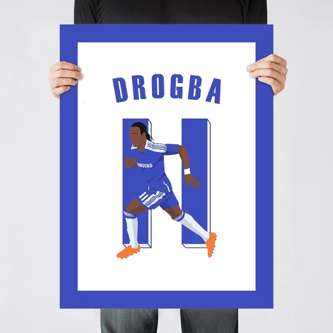 Drogba Penalty, 2012  UCL Final Chelsea Print/Poster/Wall-Art [Part 4 of 5] Cover