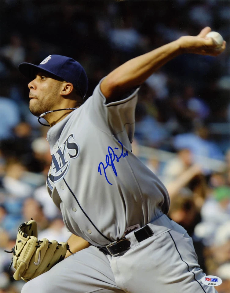 Foto firmada por David Price 11x14 de los Tampa Bay Rays PSA/ADN AUTOGRAFIADA Foto 1 de 1