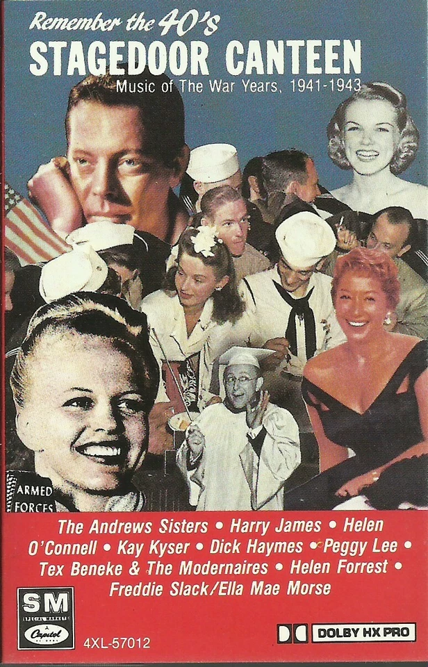 Stagedoor Canteen - Music Of The War Years 1941-43 (Cassette, 1988) - Image 1 of 1