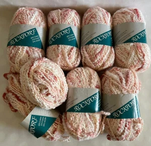 Lot of 6+ Skeins BERNAT Rockport Yarn 200237 Rose Quartz Pink Boucle Cotton - Picture 1 of 3