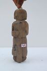 Antique Old Hand Craved Fine Wooden Tribal Folk Ethnic Lady Doll Figurine Nh1419