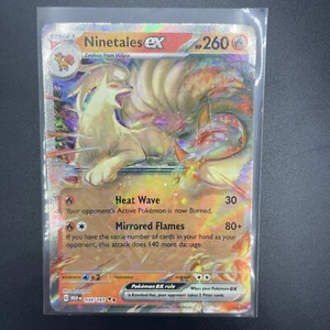 Pokémon TCG Ninetales ex Scarlet & Violet - 151 038/165 Holo Double Rare - Picture 1 of 2