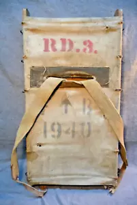Vintage 1940 Packboard WWII Medical Yukon Army Pack Board ? Backpack RD 3 FB - Picture 1 of 18
