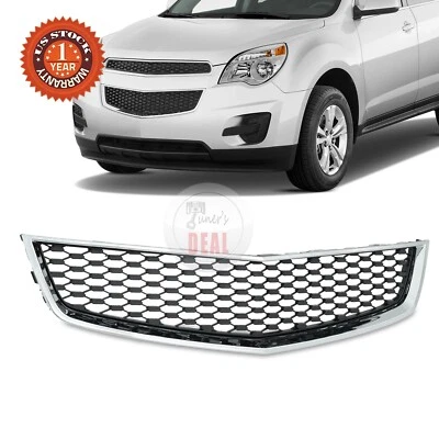 Front Lower Chrome Black Grille For 2010-2015 Chevy Equinox GM1200621 LTZ LS New Foto 1 de 4