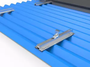 Solarmodul Halterung Flachdach Trapezblech Montageschiene 40CM Alu Befestigung - Bild 1 von 29