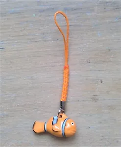 Modeschmuck Clown Fisch Glocke Anhänger Reißverschluss Ziehen Miniatur Metall 5/8"x1/2"x11/4" - Bild 1 von 7