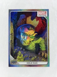 2023 Oberdeck Marvel Platinum MOLE MAN Regenbogen #5 - Bild 1 von 2