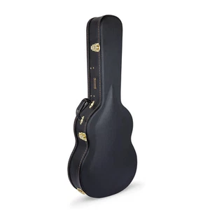 Crossrock 4/4 Full Size Classical Guitar Case, Arch-top Wooden Hard Shell - Picture 1 of 29