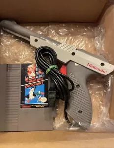 NES Super Mario Bros/ Duck Hunt With Zapper Light Gun  Bundle TESTED Nintendo ✅ - Picture 1 of 1