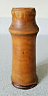 Original hand carved CHERRY wood vase, carver signed home decor! 6