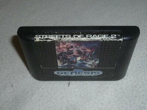 SEGA GENESIS VIDEO GAME STREETS OF RAGE 2 CARTRIDGE ONLY  - Picture 1 of 2