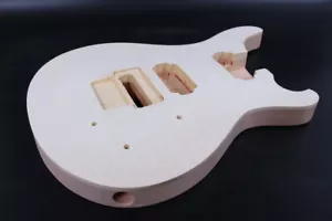 New Guitar Body Mahogany Flam Maple Cap DIY Electric Guitar PRS style LOCKINGH - Picture 1 of 5