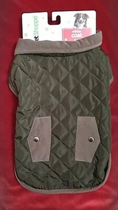 PETSHOPPE Winter Coat Vest Dog Costume M / L 20 35 lbs Quilted Camo Green Pet LG - Picture 1 of 3