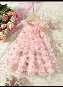 New Toddler Girls’ Boutique Pink Dress 18-24 Months - Picture 1 of 7