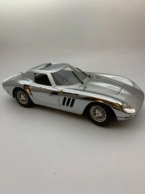 GUILOY 1/18 Heavy Solid Chrome 1964 Ferrari 250 GTO In Perfect Condition - Image 1 of 4