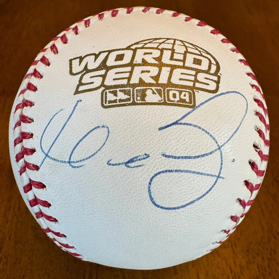 Manny Ramirez Signed Autographed 2004 World Series Baseball Ball PSA Holo COA - Image 1 of 4