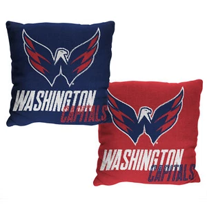 Northwest NHL Washington Capitals doppelseitiges Jacquard Akzent Dekokissen - Bild 1 von 1